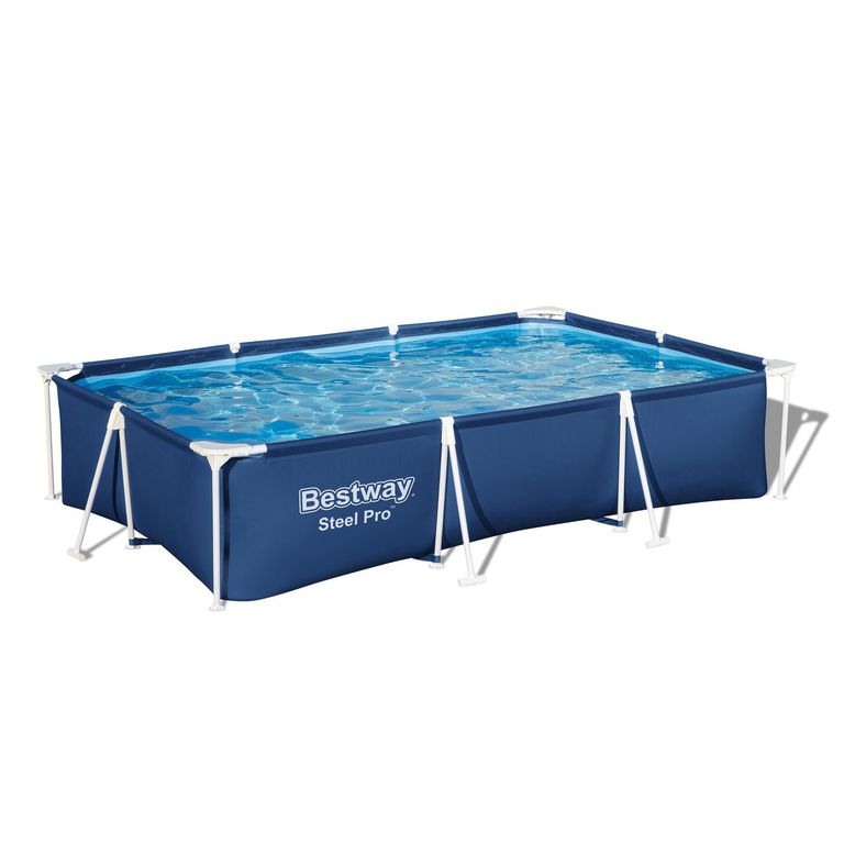 Piscina Estructural Rectangular con Bomba 300x201x66cm