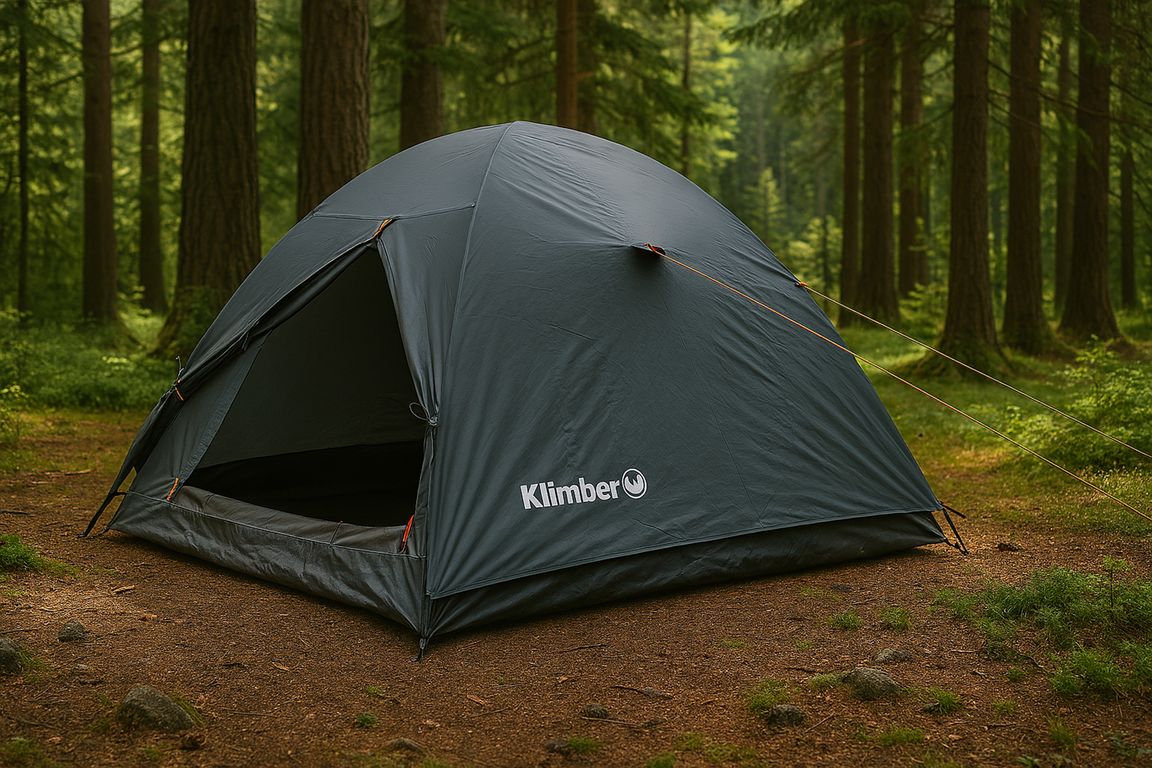 Carpa Para 2 Personas Modelo Iglú Color Gris