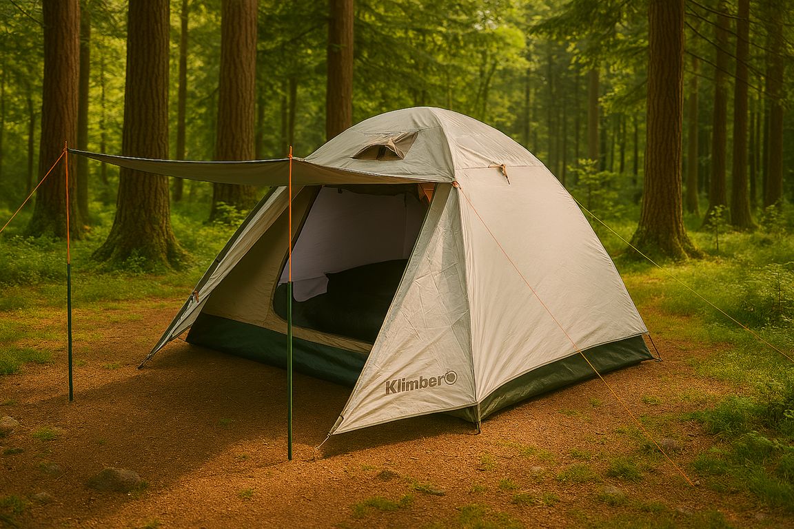 Carpa Para 5 Personas Modelo Iglú Adventure Color Plata