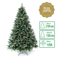 DEAR SANTA - Árbol de Navidad 210cm 1256 Ramas Berries