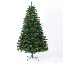 DEAR SANTA - Árbol de Navidad 180cm 690 Ramas Berries Verde