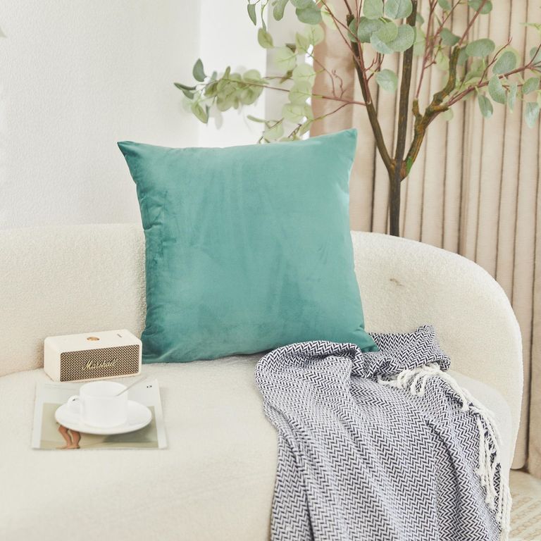 Cojin Velvet 46x46 Verde