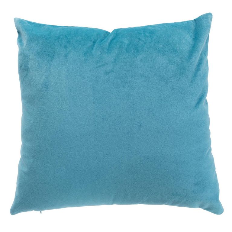 Cojín 46x46cm Velvet Turquesa
