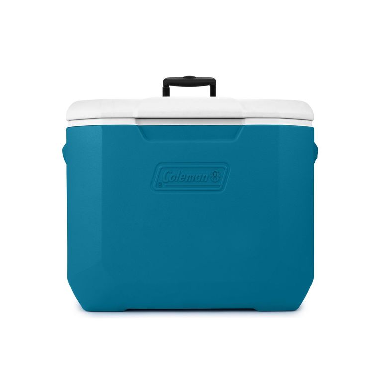 Cooler Coleman Azul con Ruedas 56 Litros