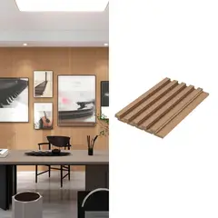 HOLZTEK - Wallpanel Interior Brown 240x12cm 0.28m2 - Venta por unidad