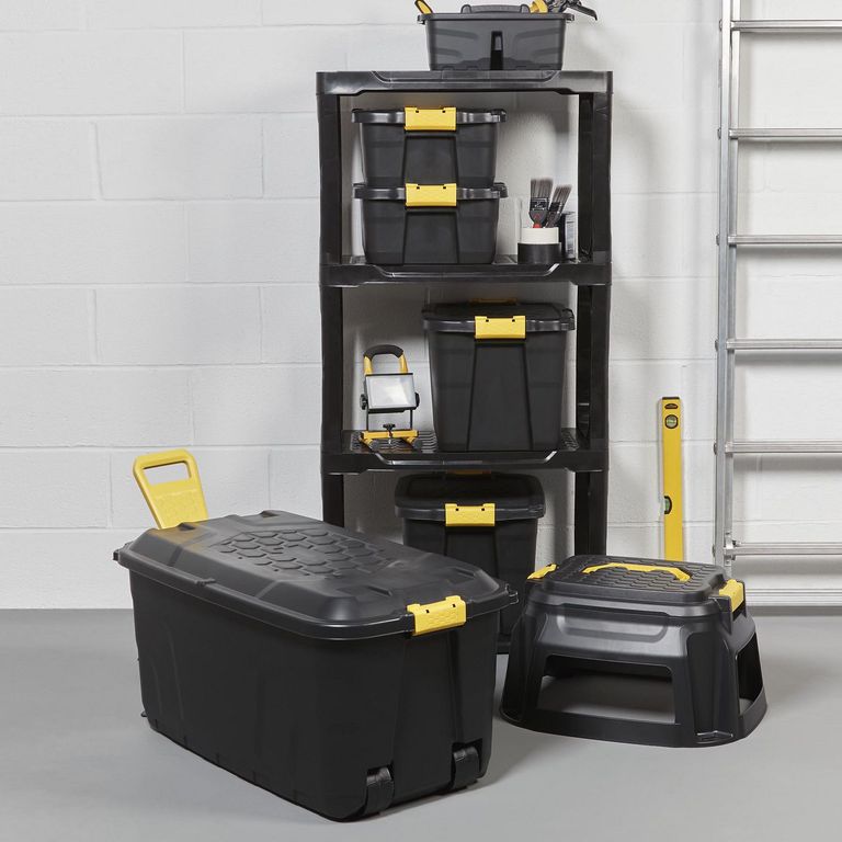 Caja Organizadora Heavy Duty 145L Negro