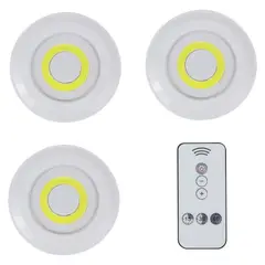 DAIRU - Pack 3 Luz Led con Control 100lm