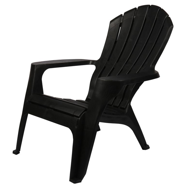 Sillón Terraza Resina Negro 89x76x91 cm