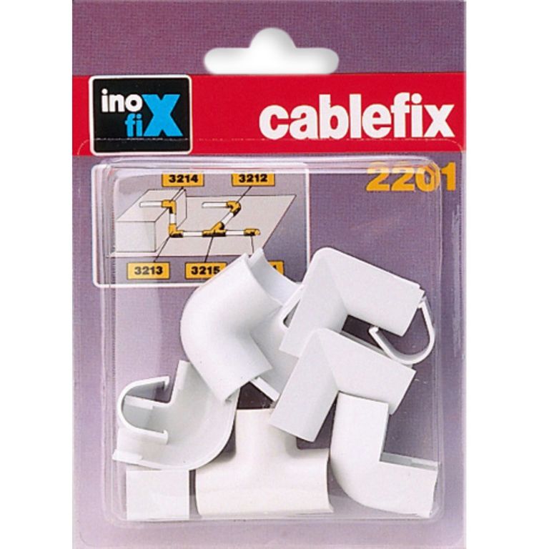 Accesorios para Canaleta 8x7mm Blanco