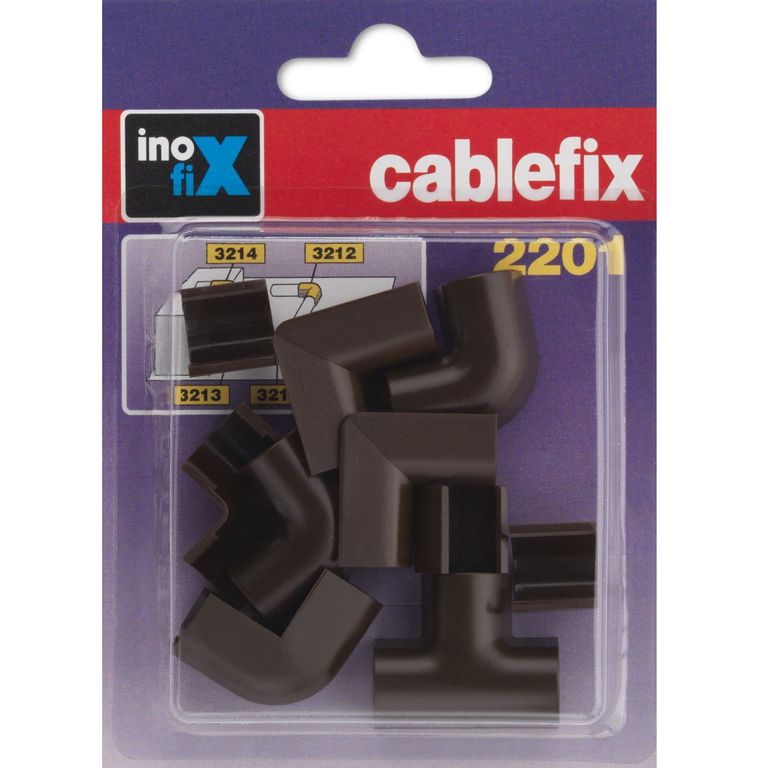 Accesorios para Canaleta 8x7mm Marron