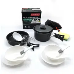 KLIMBER - Set de Olla y Sarten para Camping