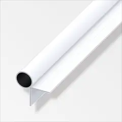 ALFER - Tubo Redondo 2Br Blanco 2.5M
