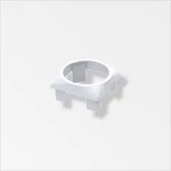 ALFER - Adap Redondo Cuadrado Bco X10