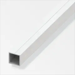 ALFER - Tubo Cuadrado 23.5 Plas Blanco