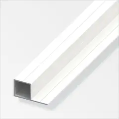 ALFER - Tubo Cuadrado 23.5 Alum Plata