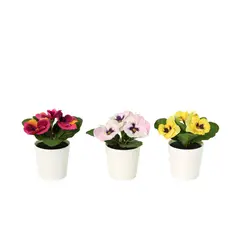 JUST HOME COLLECTION - Set de 3 Flores Artificiales 12cm