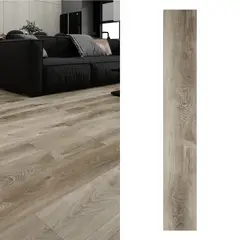 HOLZTEK - Piso SPC Pelican Grey 6 mm 22.8x152.4 cm 1.74 m2