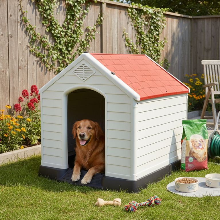 Casa para Perro raza mediana 78.5x87.7x81.5cm