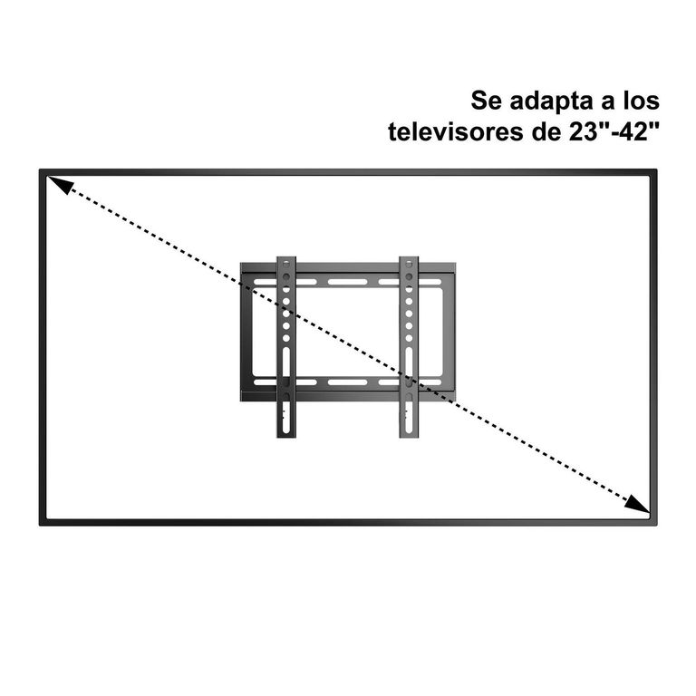 Soporte de TV Reclinable 14-42 Pulgadas