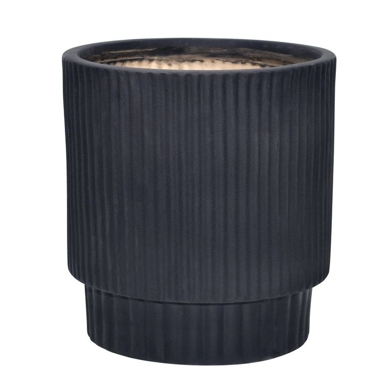 Maceta Victoria de Cerámica Negro