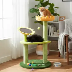 PETIZOOS - Rascador de Gato Girasol 95 cm