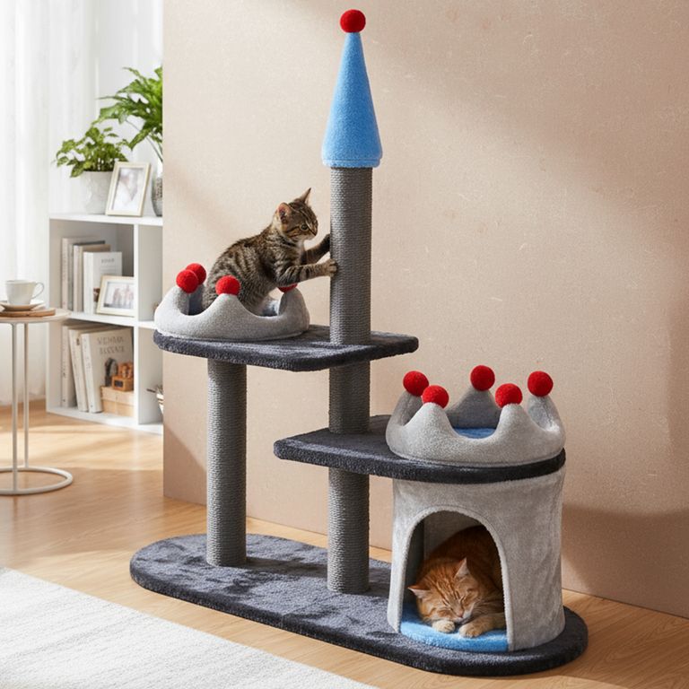 Rascador de Gato Castillo 116 cm