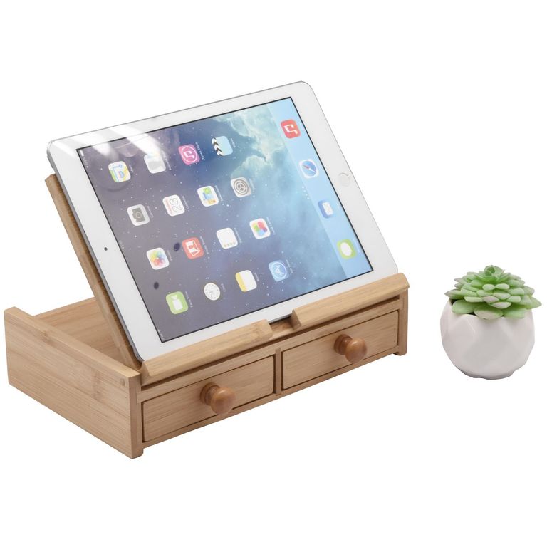 Organizador Porta Laptop Bambú