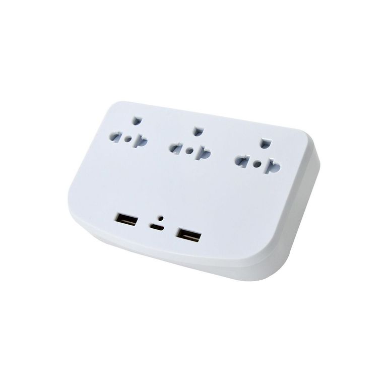 Adaptador Univ 3T/2Usb/Usb-C B