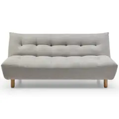 JUST HOME COLLECTION - Sofá Cama Futón 2 Cuerpos Carioca Gris