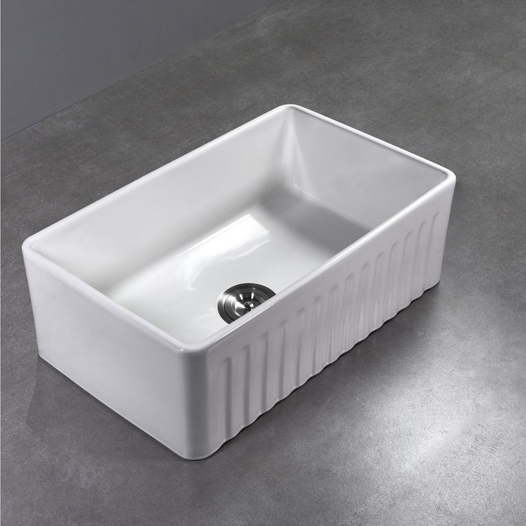 Lavadero de Cocina Cerámico 1 Poza 46x76x25.5cm