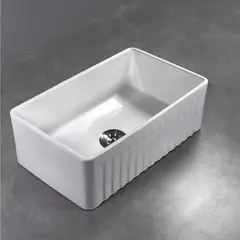 SENSI DACQUA - Lavadero de Cocina Cerámico 1 Poza 46x76x25.5cm