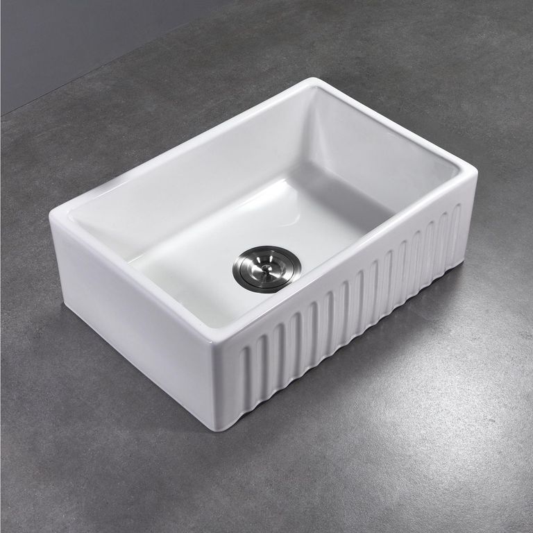 Lavadero de Cocina Cerámico 1 Poza 46x61x25.5cm
