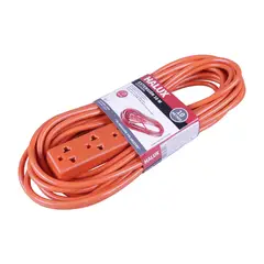 HALUX - Extensión eléctrica naranja de 10 metros