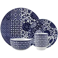 JUST HOME COLLECTION - Juego de Vajilla 24 Piezas Bankok