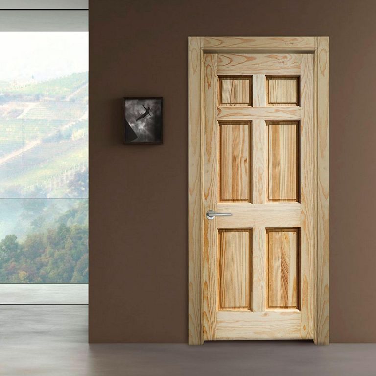 Puerta de madera Principal Bostonian Pino Natural