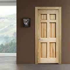 HOLZTEK - Puerta de madera Principal Bostonian 95cm
