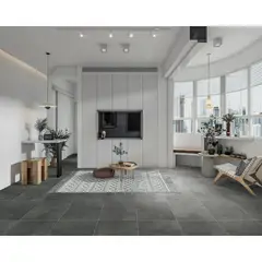 HOLZTEK - Porcelanato Rust Dark 60x60 1.44M2
