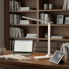 JUST HOME COLLECTION - Lámpara de Escritorio Turin Blanco