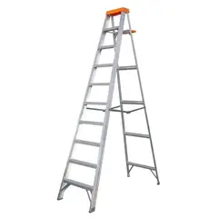 UBERMANN - Escalera de tijera de Aluminio 9 pasos