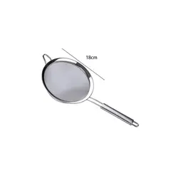 JUST HOME COLLECTION - Colador de Acero Inoxidable 18 cm