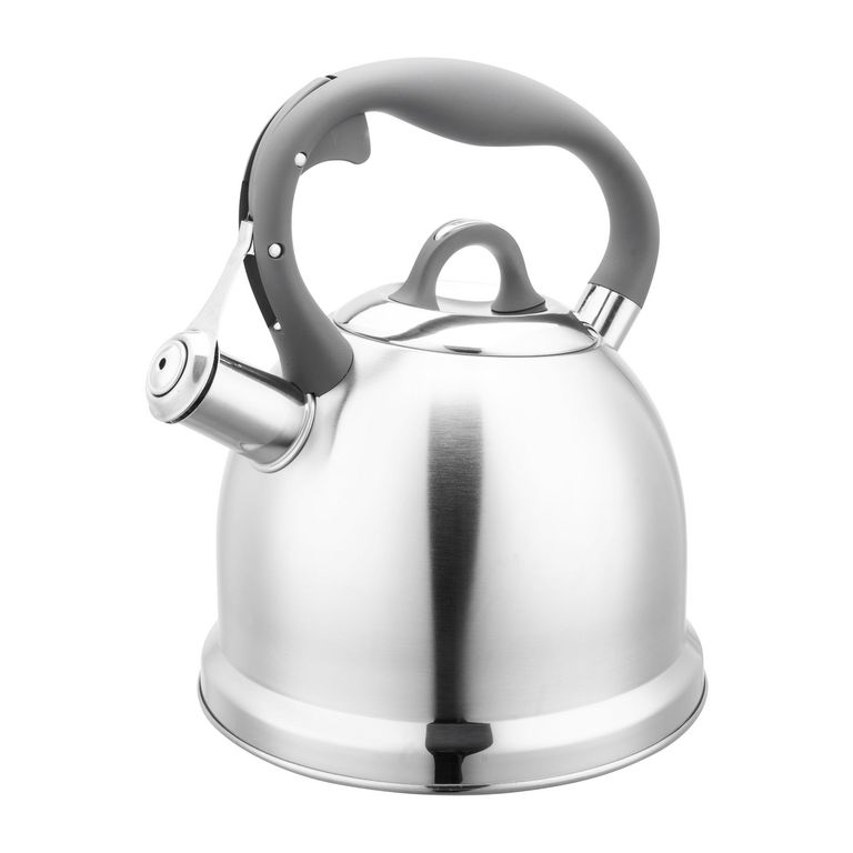 Tetera 3L Acero Inoxidable Plateado.