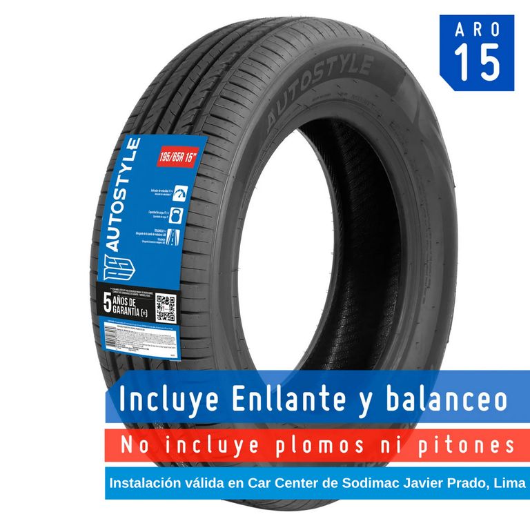 Llanta 195 65R15 91V Z-108