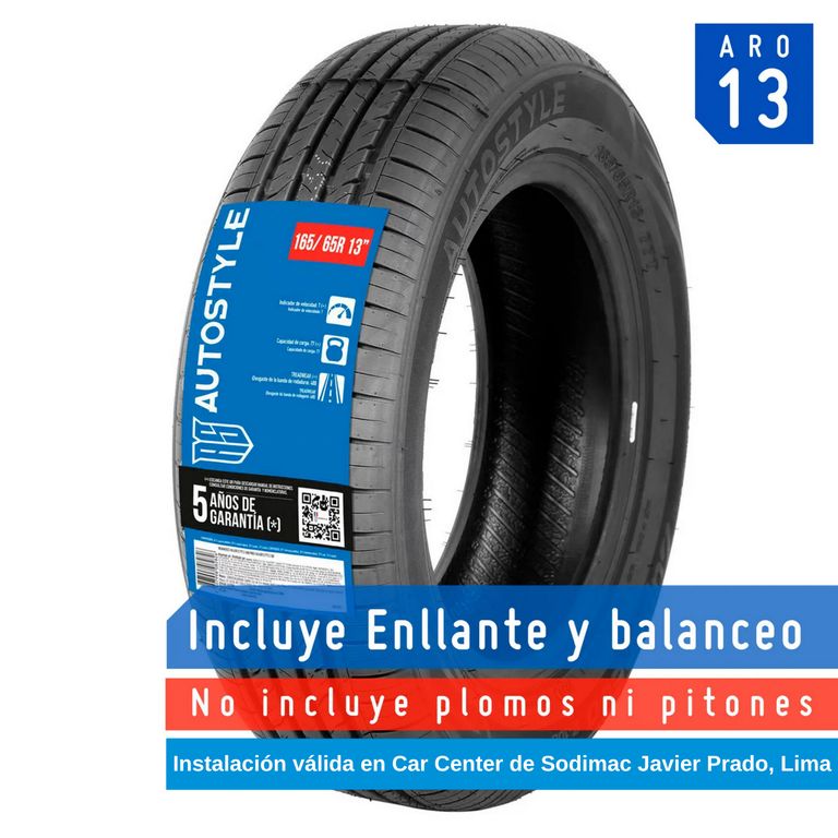 Llanta 165/65R13 77T Z-108