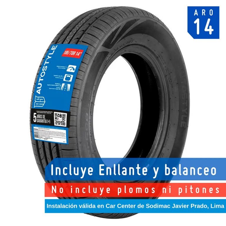 Llanta 185 70R14 88T Z-108