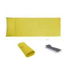 JUST HOME COLLECTION - Esterilla con Almohada Amarillo TC231113774 60x180 cm