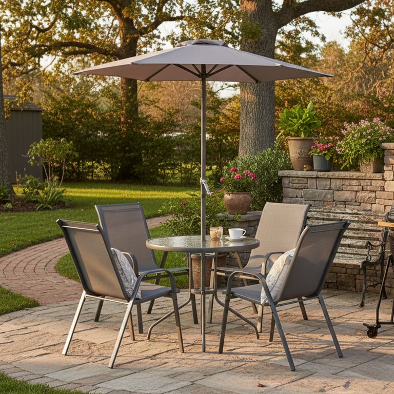 Juego de Comedor de Terraza Nairobi 4 personas