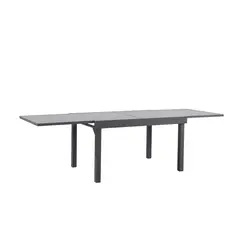 JUST HOME COLLECTION - Mesa de Comedor Aluminio 270x90x75 cm Negro