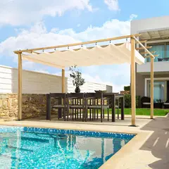 JUST HOME COLLECTION - Toldo Beige 3X4 M