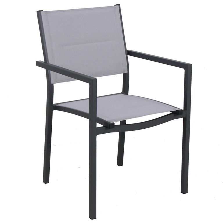 Silla Terraza Aluminio Textileno