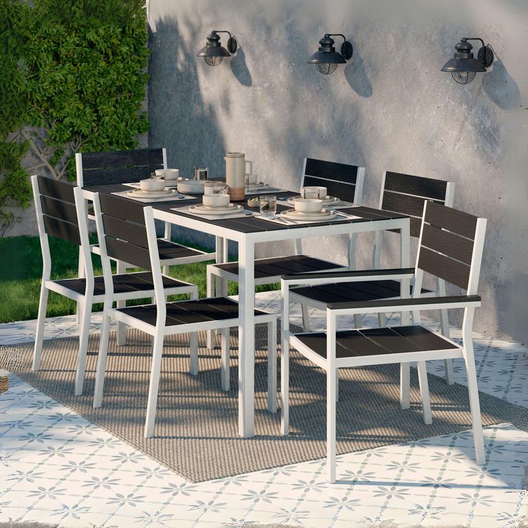 Juego de Comedor de Terraza Frankfurt para 6 Personas